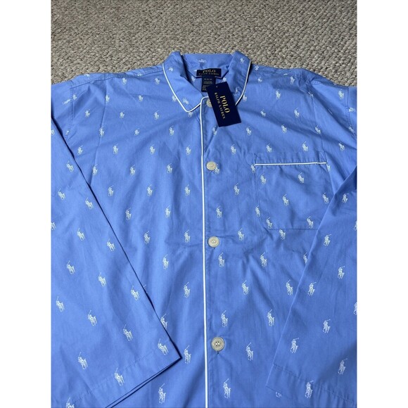 POLO RALPH LAUREN Mens 1X Pajama Top Shirt NEW w/tags $65 Retail XL - Picture 3 of 6